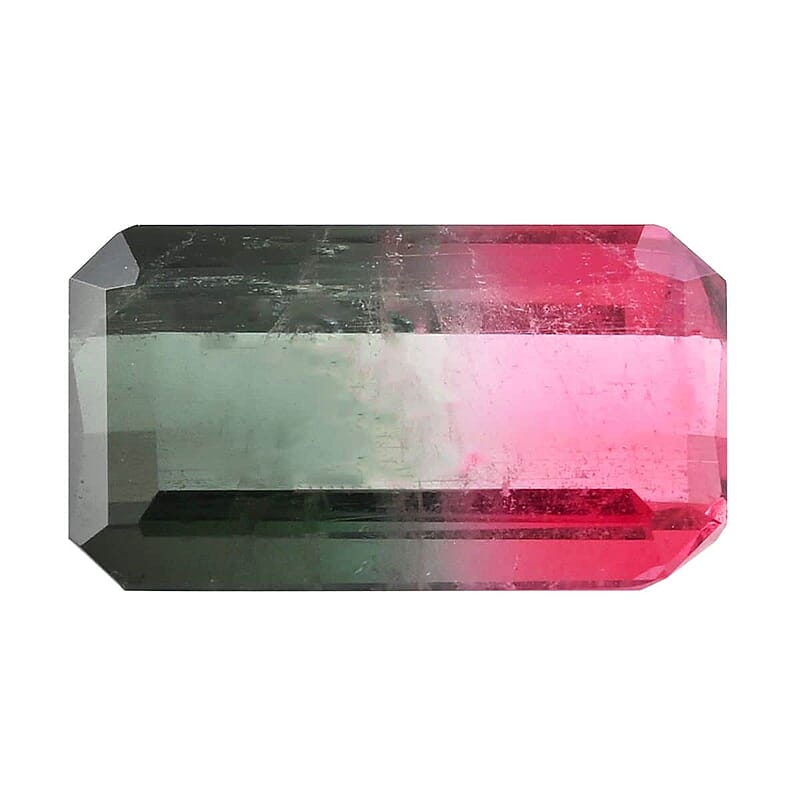 AAAA Bi-Color Tourmaline (Oct Free Size) 5.00 ctw