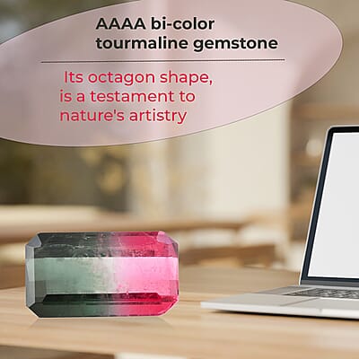 AAAA Bi-Color Tourmaline (Oct Free Size) 5.00 ctw