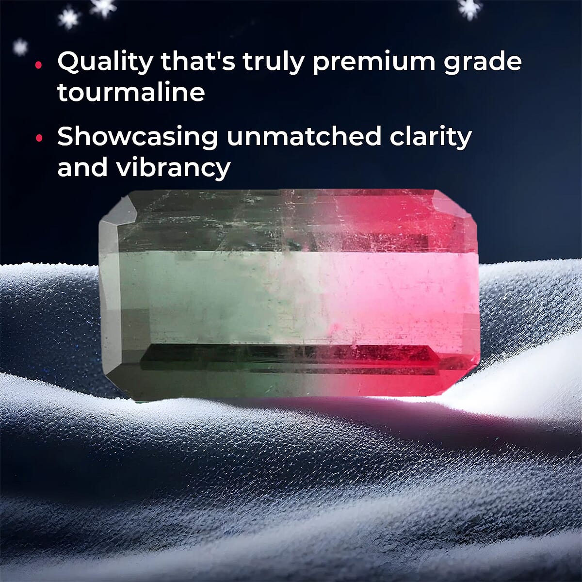 AAAA Bi-Color Tourmaline (Oct Free Size) 5.00 ctw image number 3