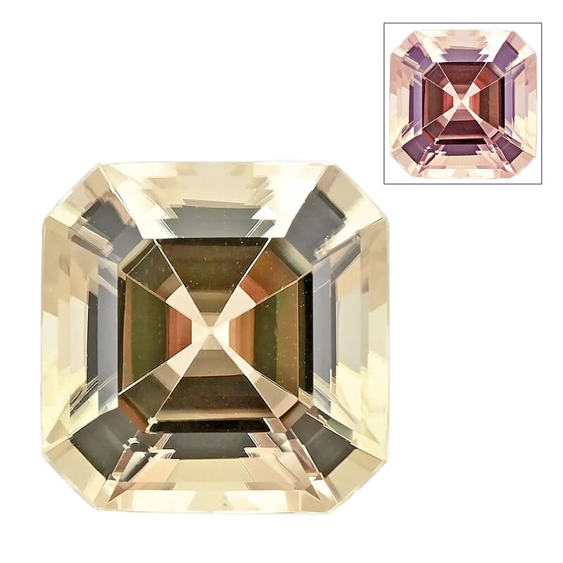 Last in Stock Collector's Edition Certified and Appraised Asscher Cut AAAA Turkizite (Sqr Free mm) 10.00 ctw