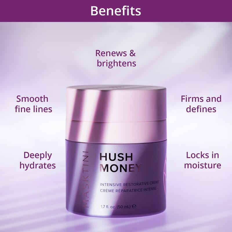 MASKTINI Hush Money Intensive Restorative Creme (1.7oz) Made in US