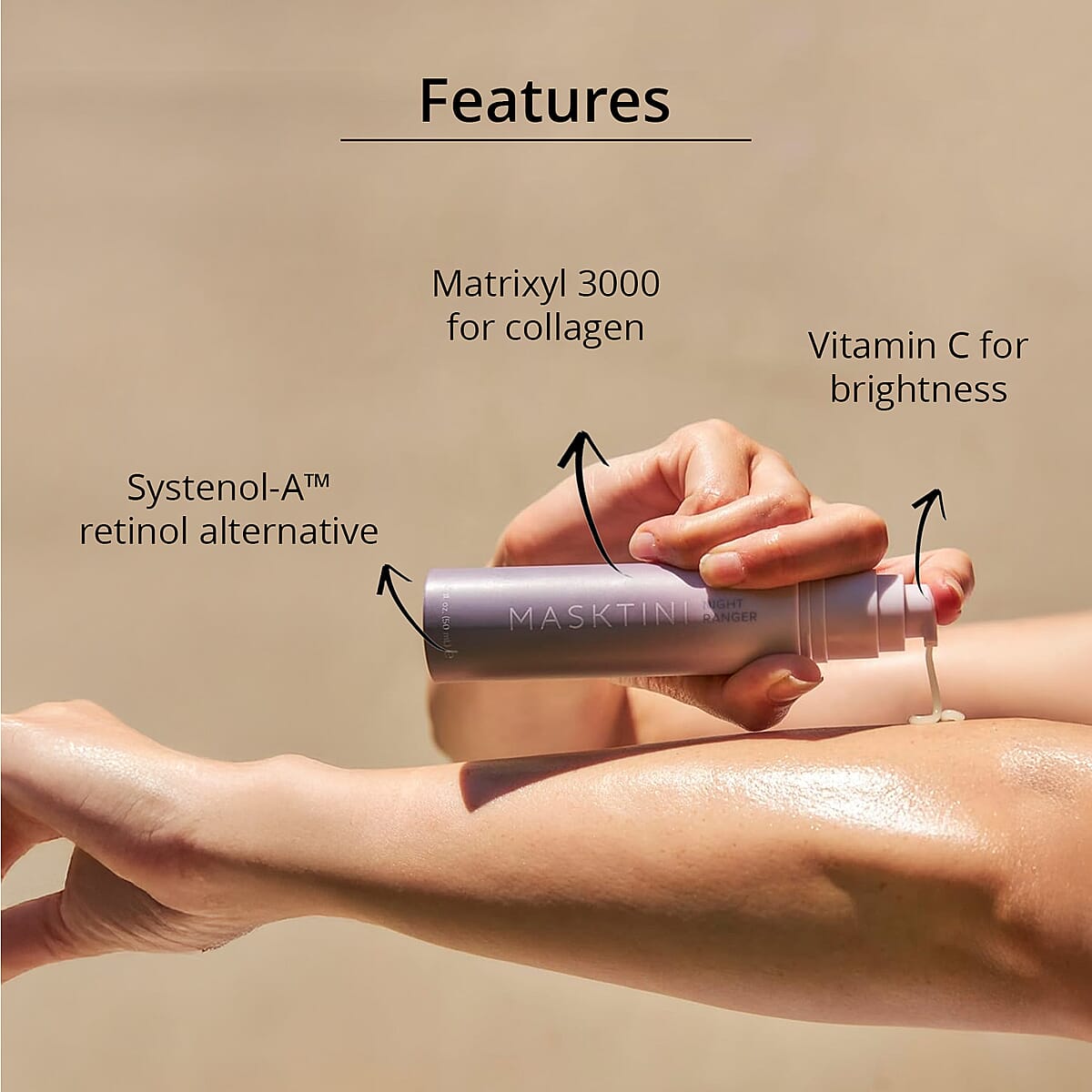 MASKTINI Hush Money Intensive Restorative Creme (1.7oz) Made in US image number 3