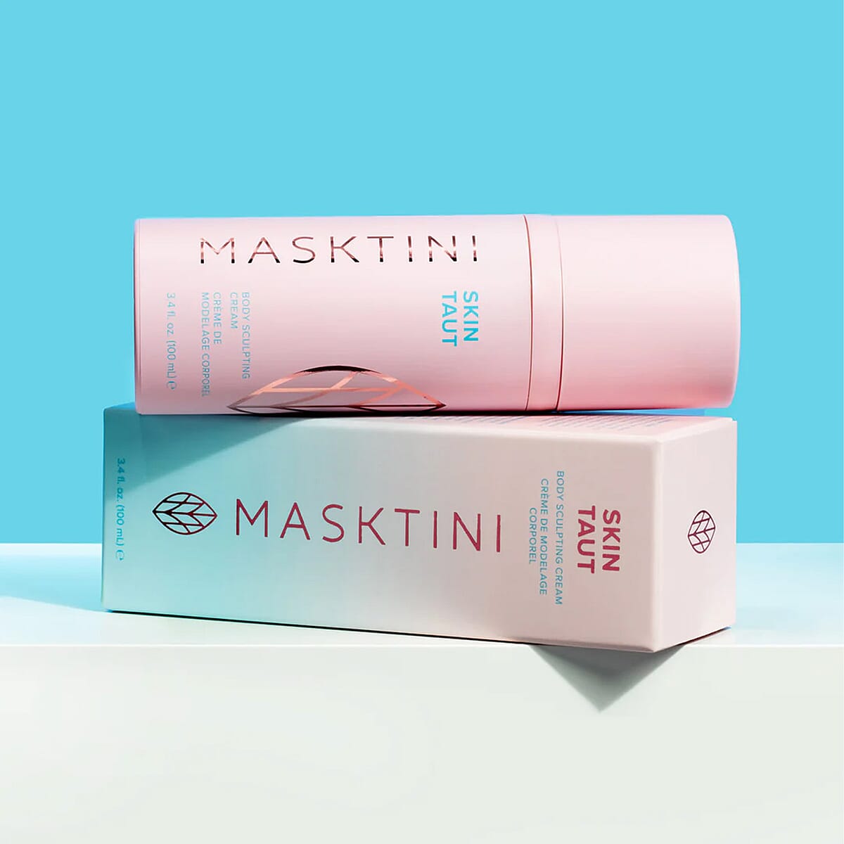 MASKTINI Skin Taut Body Sculpting Cream (3.4oz) Made in US image number 1