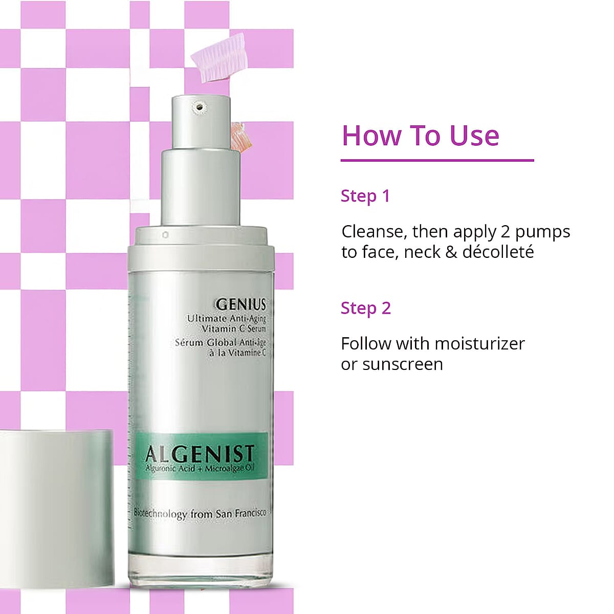 CLOSEOUT Algenist Genius Ultimate Anti Aging Vitamin C Plus Serum image number 4