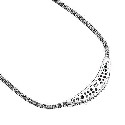 D'Joy Bali Legacy Niassa Ruby (FF) 0.75 ctw Butterfly Necklace in Sterling Silver (20 Inches)
