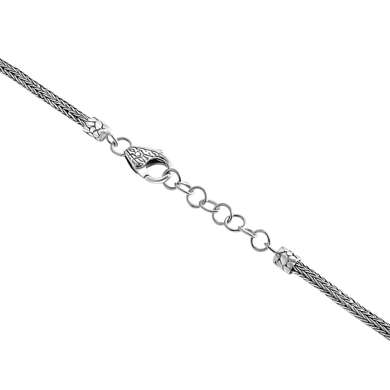 D'Joy Bali Legacy Niassa Ruby (FF) 0.75 ctw Butterfly Necklace in Sterling Silver (20 Inches)