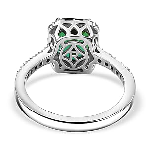  Certified & Appraised Rhapsody AAAA Santa Rosa Tourmaline and E-F VS Diamond 2.99 ctw Ring in 950 Platinum (Size 10.0) 5.90 Grams