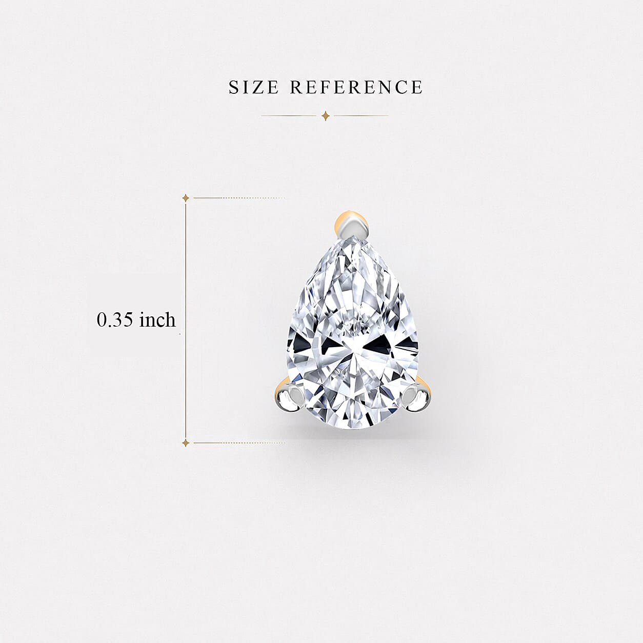 Lab Grown Diamond E-F VS 2.00 ctw Flat Back Earrings in 18K Vermeil Yellow Gold Over Sterling Silver