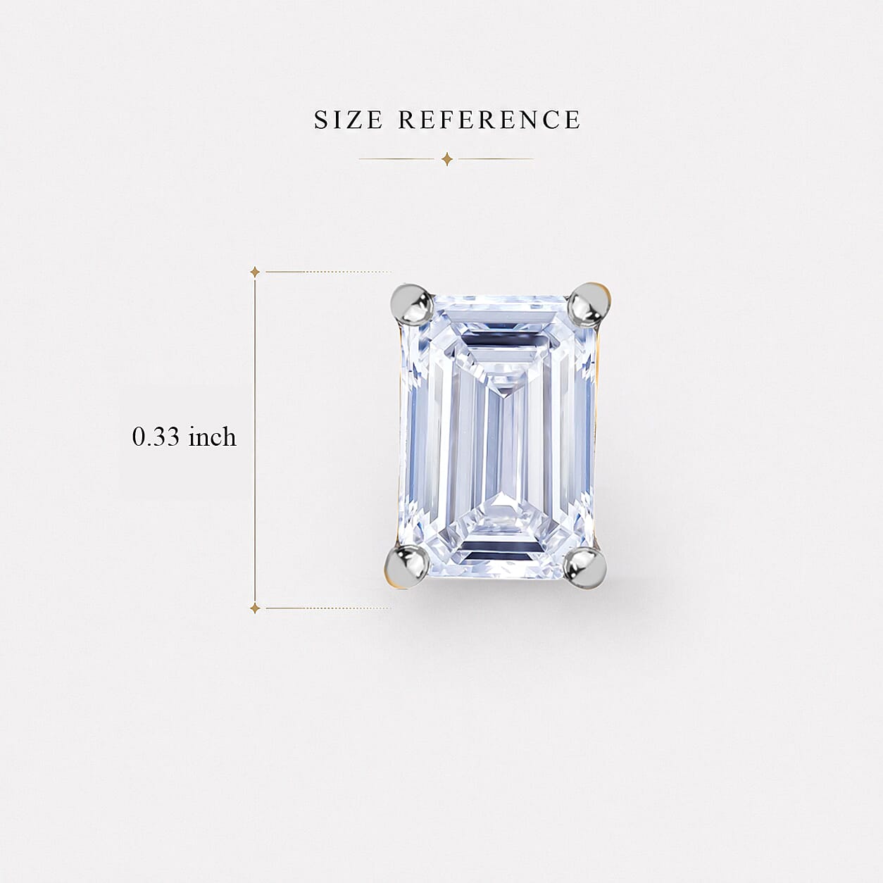 Lab Grown Diamond E-F VS 2.00 ctw Flat Back Earrings in 18K Vermeil Yellow Gold Over Sterling Silver
