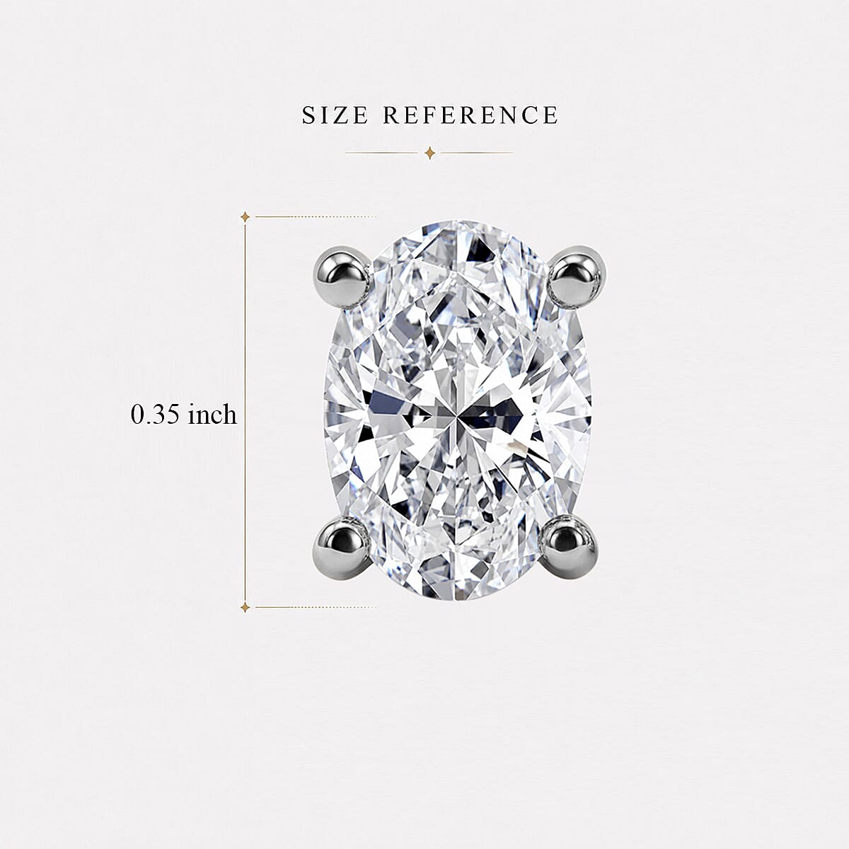 Lab Grown Diamond  Flat Back Earrings in Rhodium Over Sterling Silver 2.00 ctw