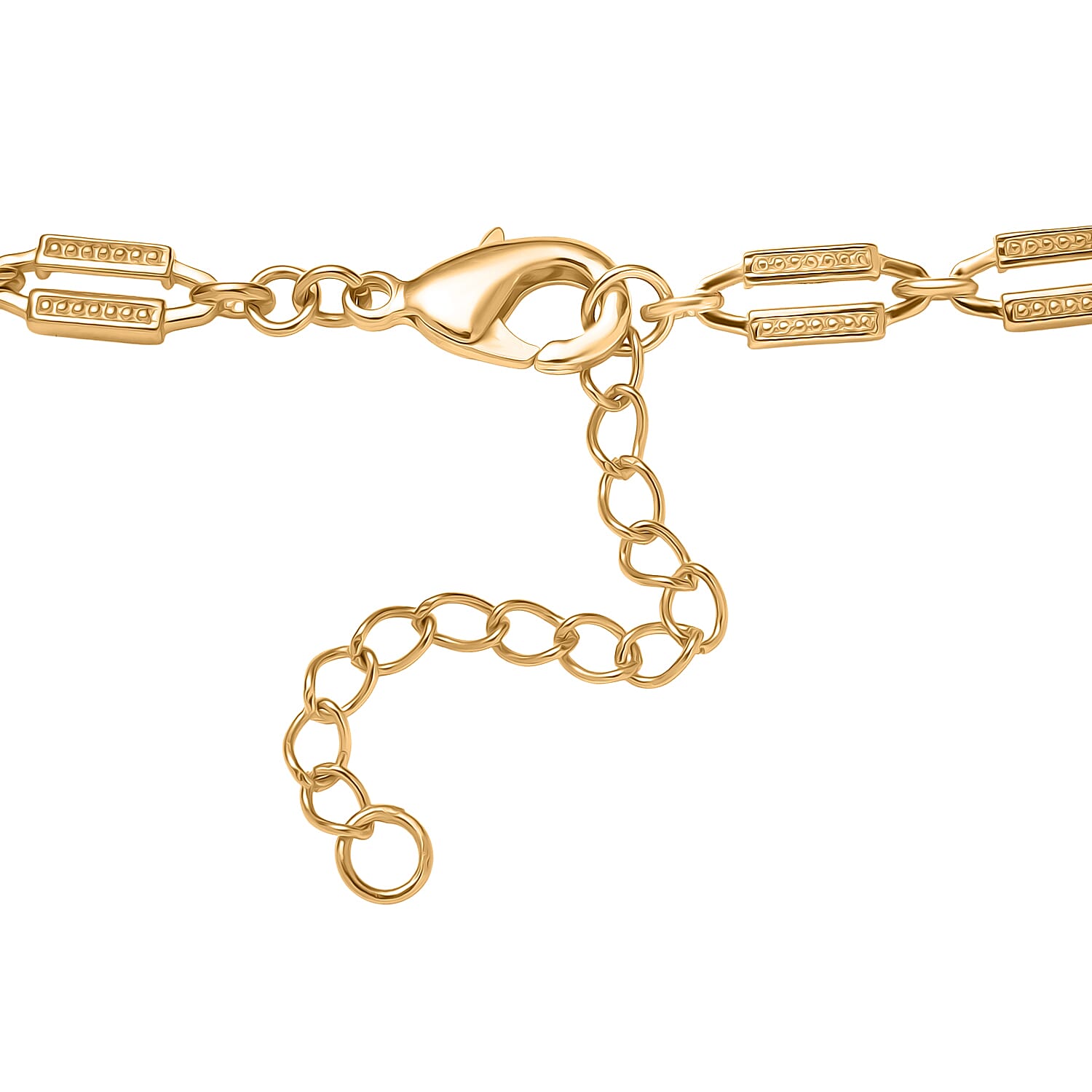 EverTrue Golden Fall Autumn Alexite 20.10 ctw Station Necklace in 18K YG Plated 18-20 Inches 