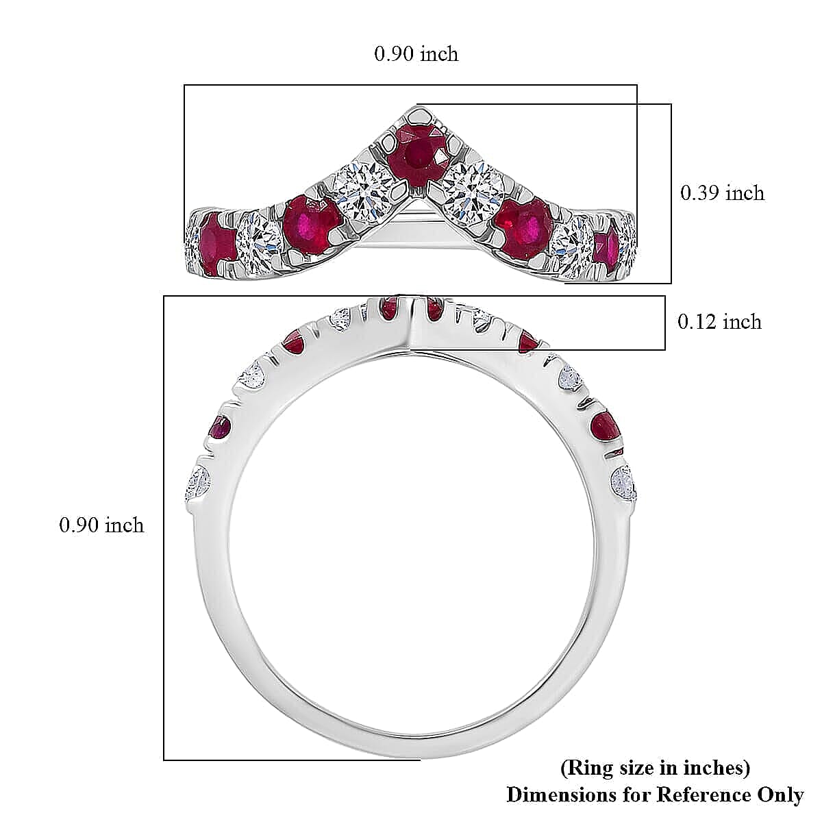 Certified & Appraised AAA Montepuez Ruby, Diamond Ring in 10K White Gold 1.28 ctw (Size 5.0)