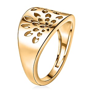 EverTrue Bronzella Collection Ring in 18K YG Plated Bronze (Size 10.0)