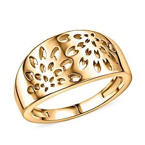 EverTrue Bronzella Collection Ring in 18K YG Plated Bronze (Size 10.0)