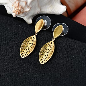 EverTrue Bronzella Collection Earrings in 18K Yellow Gold Plated Bronze