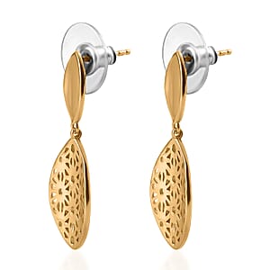 EverTrue Bronzella Collection Earrings in 18K Yellow Gold Plated Bronze
