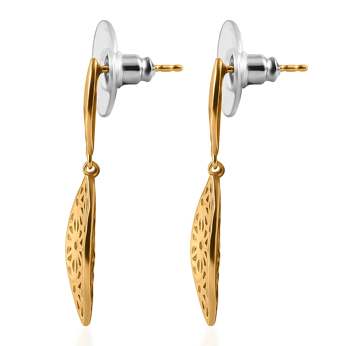 EverTrue Bronzella Collection Earrings in 18K Yellow Gold Plated Bronze image number 4