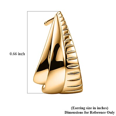 EverTrue Bronzella Collection Earrings in 18K YG Plated Bronze