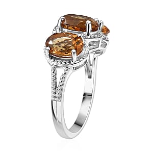 EverTrue Autumn Alexite Ring in Platinum Bond 4.35 ctw (Size 8.0)