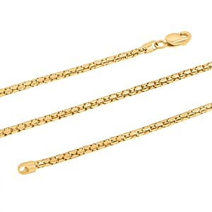 1.7mm Hollow Luca Necklace in 10K Yellow Gold 5.3 Grams 24 Inches