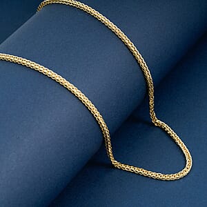 1.5mm Square Palma Necklace in 10K Yellow Gold 3.9 Grams 20 Inches