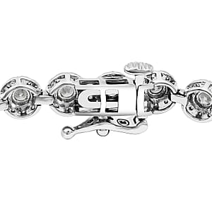 Diamond 3.00 ctw Bracelet in 14K White Gold (7.00 In) 9.5 Grams