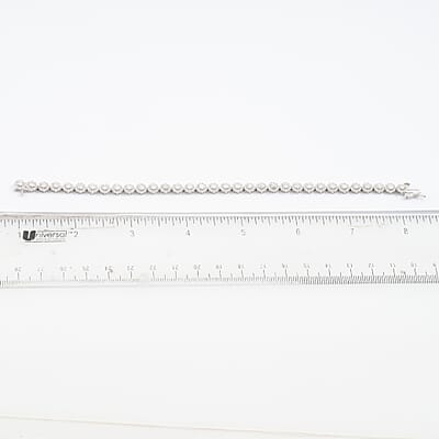 Diamond 3.00 ctw Bracelet in 14K White Gold (7.00 In) 9.5 Grams