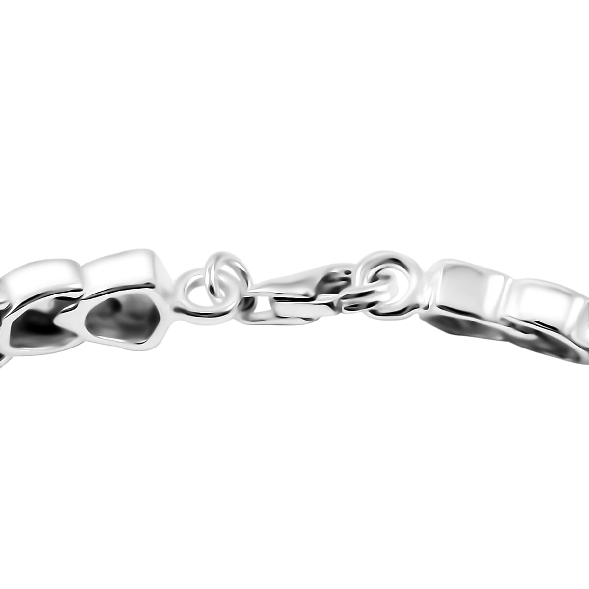 White Diamond 0.25 ctw Bracelet in Rhodium Over Sterling Silver (7.50 In) image number 3