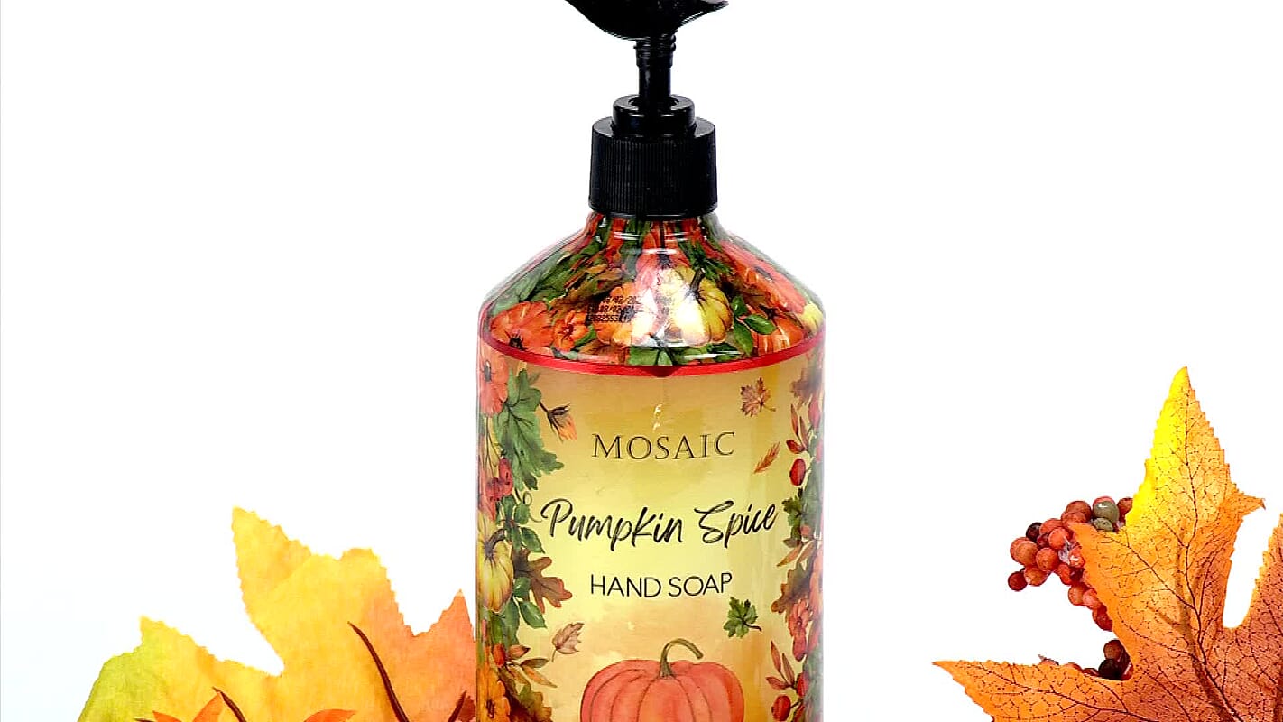 Mosaic Liquid Hand Soap Autumn Collection- Pumpkin Spice (2x24.6oz)