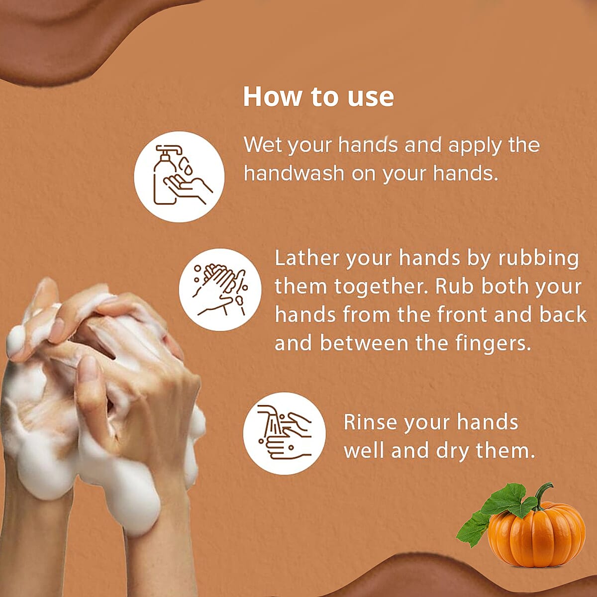 Mosaic Liquid Hand Soap Autumn Collection- Pumpkin Spice (2x24.6oz) image number 4