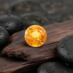 AAAA Yellow Sapphire (Rnd 5 mm) 0.60 ctw