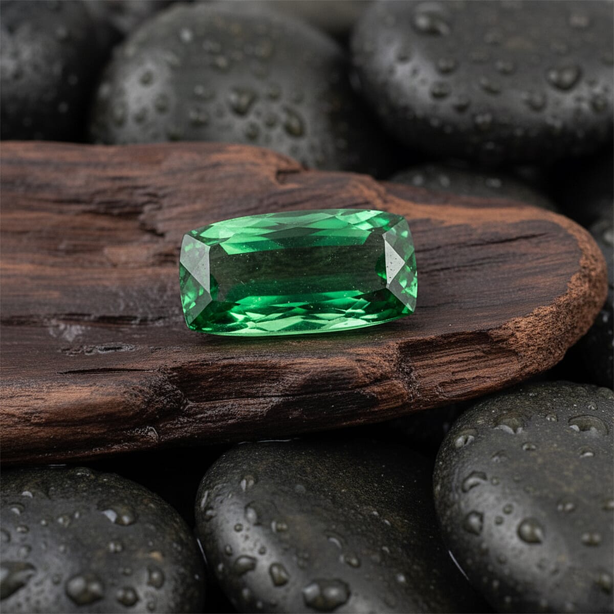 Doorbuster AAAA Tsavorite Garnet (Cush Free Size) 1.00 ctw image number 1
