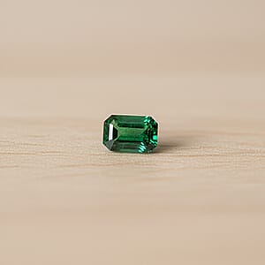 1.00 ctw Octagon Tsavorite Garnet Loose Gemstone &ndash; AAAA Grade, Free Size
