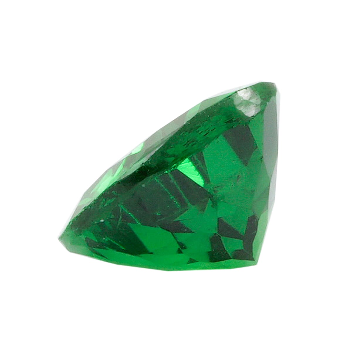 Certified and appraised Doorbuster AAAA Tsavorite Garnet (Pear Free Size) 1.00 ctw image number 2