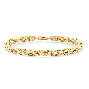Byzantine Chain Bracelet in 14K Yellow Gold (7.50 In) 9.6 Grams