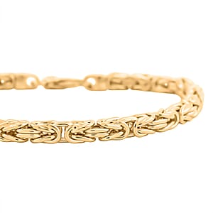 Byzantine Chain Bracelet in 14K Yellow Gold (7.50 In) 9.6 Grams