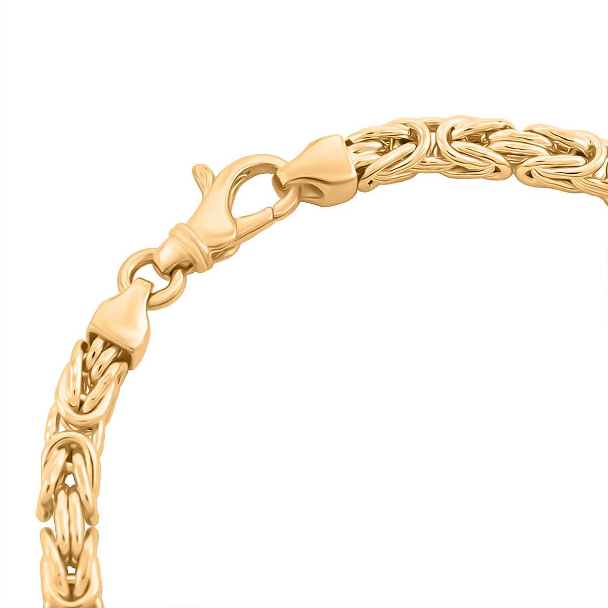 Byzantine Chain Bracelet in 14K Yellow Gold (7.50 In) 9.6 Grams image number 4