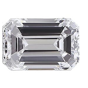 White Diamond (Emerald 8mm) (G SI2) 2.00 ctw