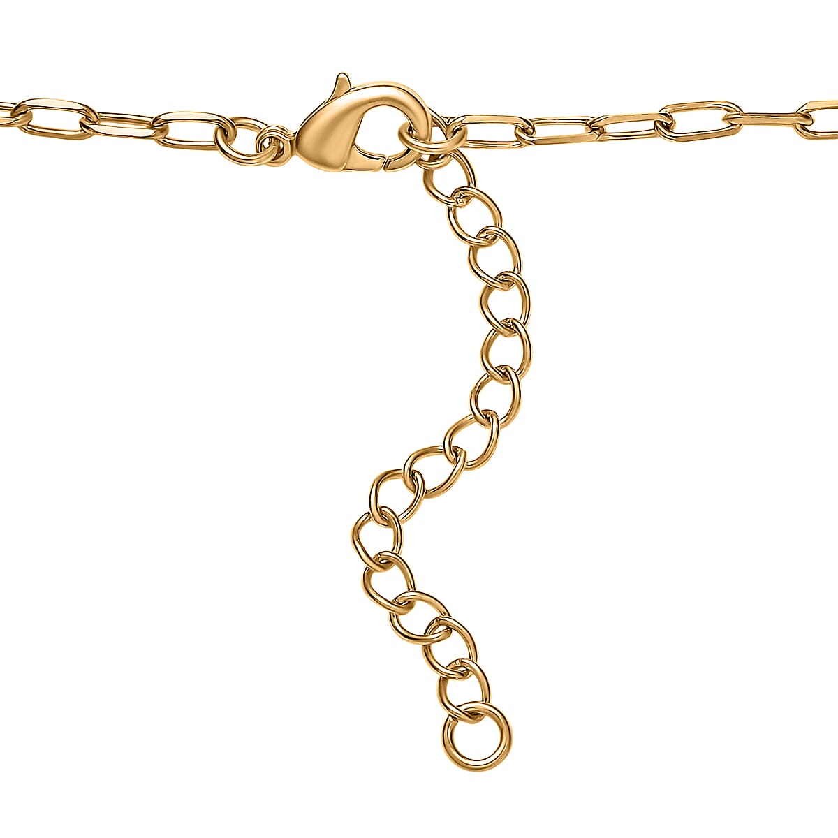 EverTrue Malagasy Labradorite and Apatite 22.00 ctw Tropical Forest Necklace in 18K YG Plated 18 Inches  image number 4