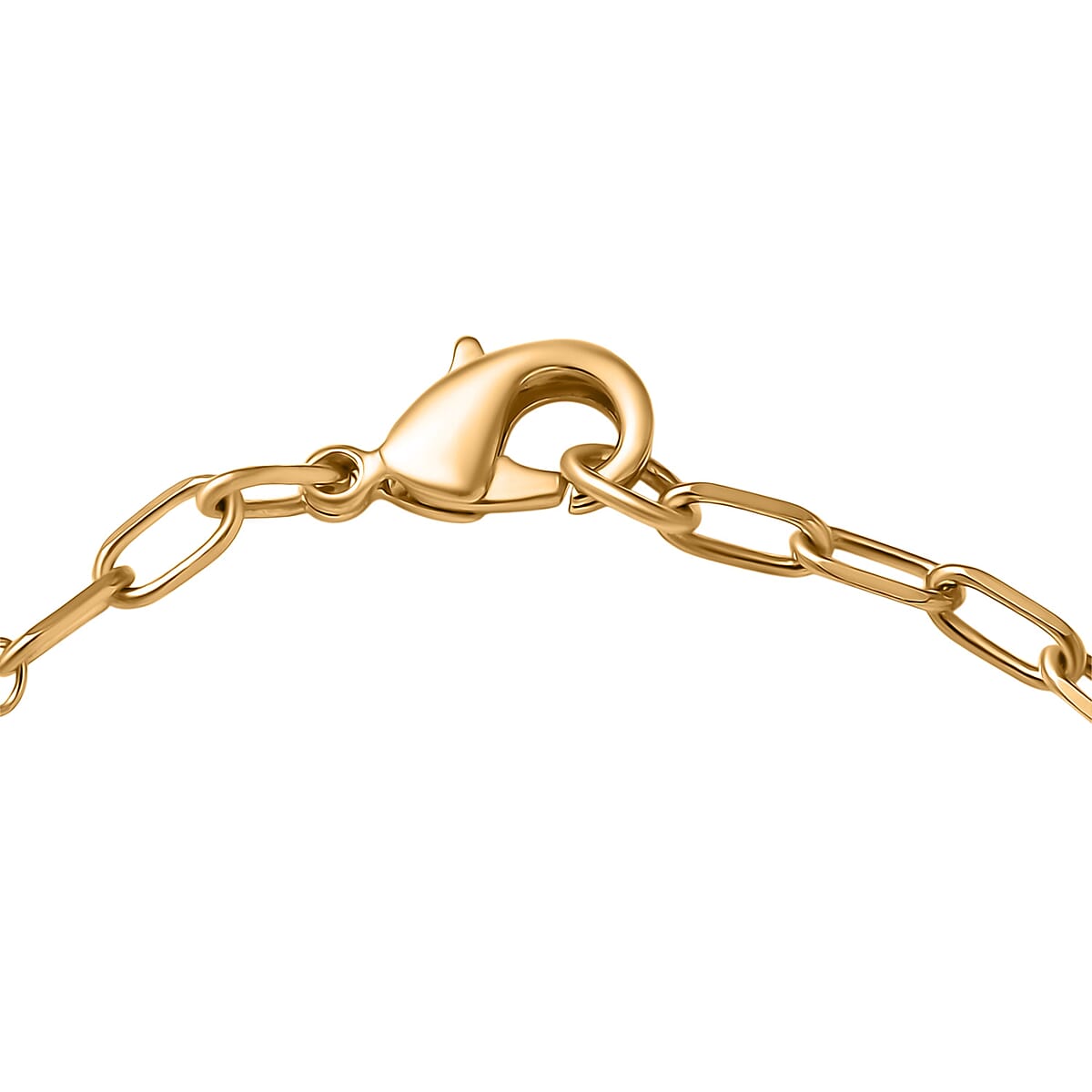 EverTrue Malagasy Labradorite and Apatite 9.30 ctw Tropical Forest Bracelet in 18K YG Plated (7.25 In) image number 3