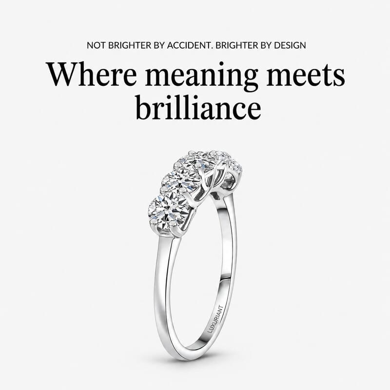 Luxuriant Lab Grown Diamond E-F VS 1.30 ctw Classic Band Ring in 950 Palladium (Size 10.0)
