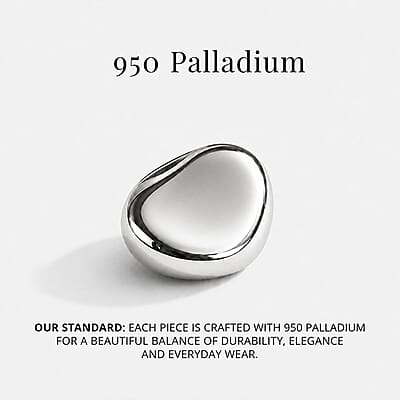 Luxuriant Lab Grown Diamond E-F VS 1.30 ctw Classic Band Ring in 950 Palladium (Size 10.0)