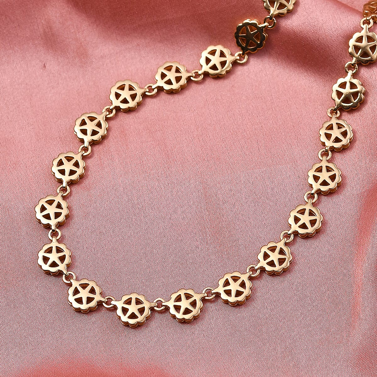 EverTrue Bronzella Collection Fancy Necklace in 18K YG Plated Bronze 18-20 Inches  image number 1