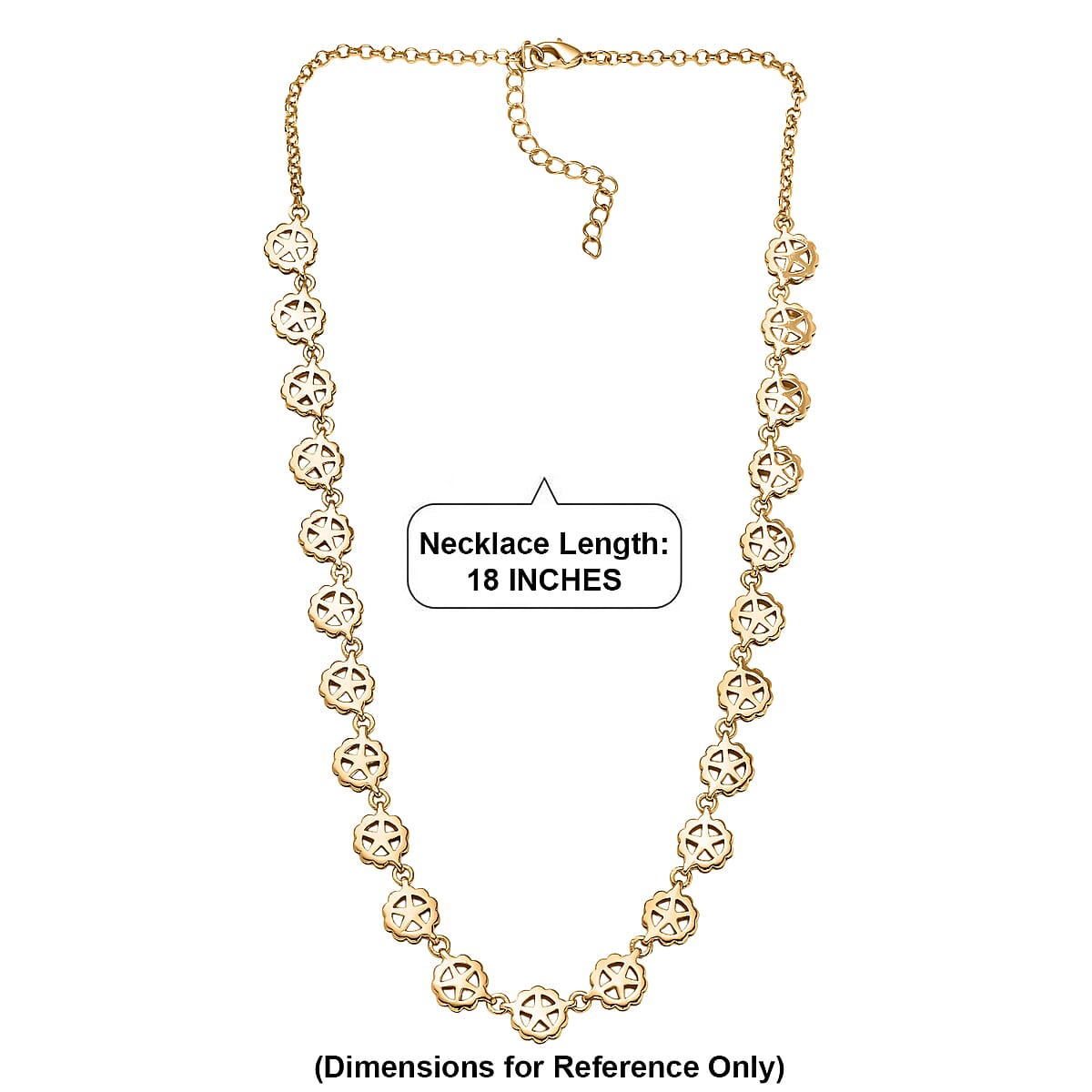 EverTrue Bronzella Collection Fancy Necklace in 18K YG Plated Bronze 18-20 Inches  image number 5