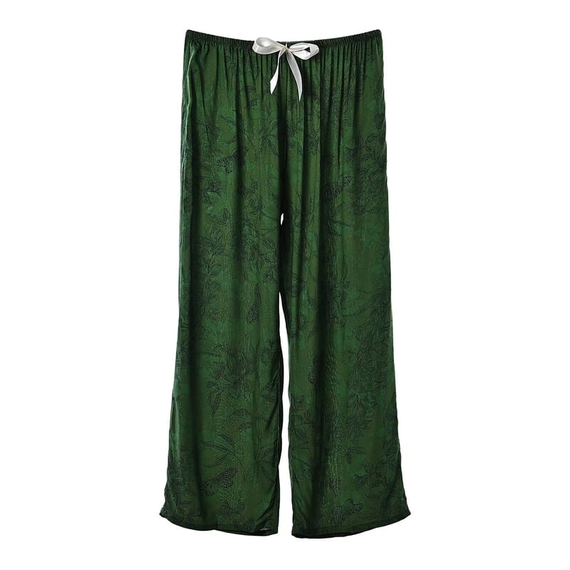 La Marey Green and Brown Casual Basic Tops and Flowy Wide Leg Pants - One Size Fits Most
