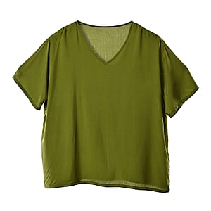 La Marey Brown Casual Basic Tops and Flowy Wide Leg Pants - One Size Fits Most