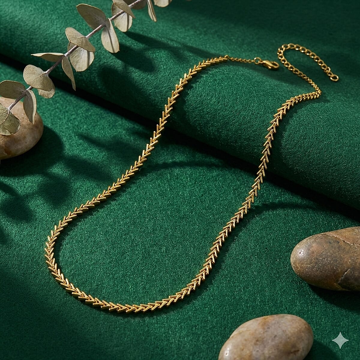 EverTrue Bronzella Collection Line Necklace in in 18K YG Plated Bronze 18-20 Inches  image number 1