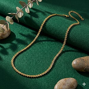 EverTrue Bronzella Collection Line Necklace in in 18K YG Plated Bronze 18-20 Inches 