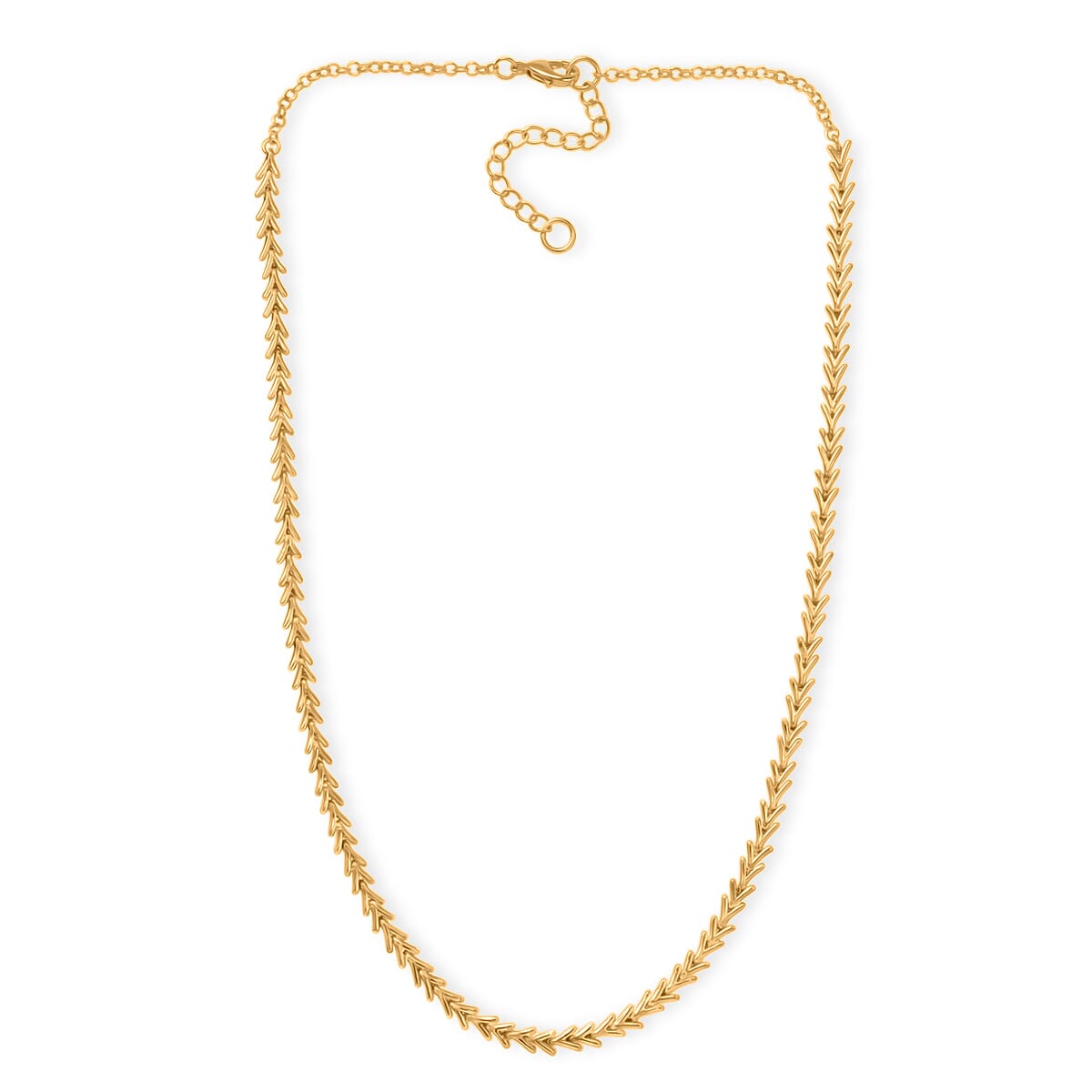 EverTrue Bronzella Collection Line Necklace in in 18K YG Plated Bronze 18-20 Inches  image number 3
