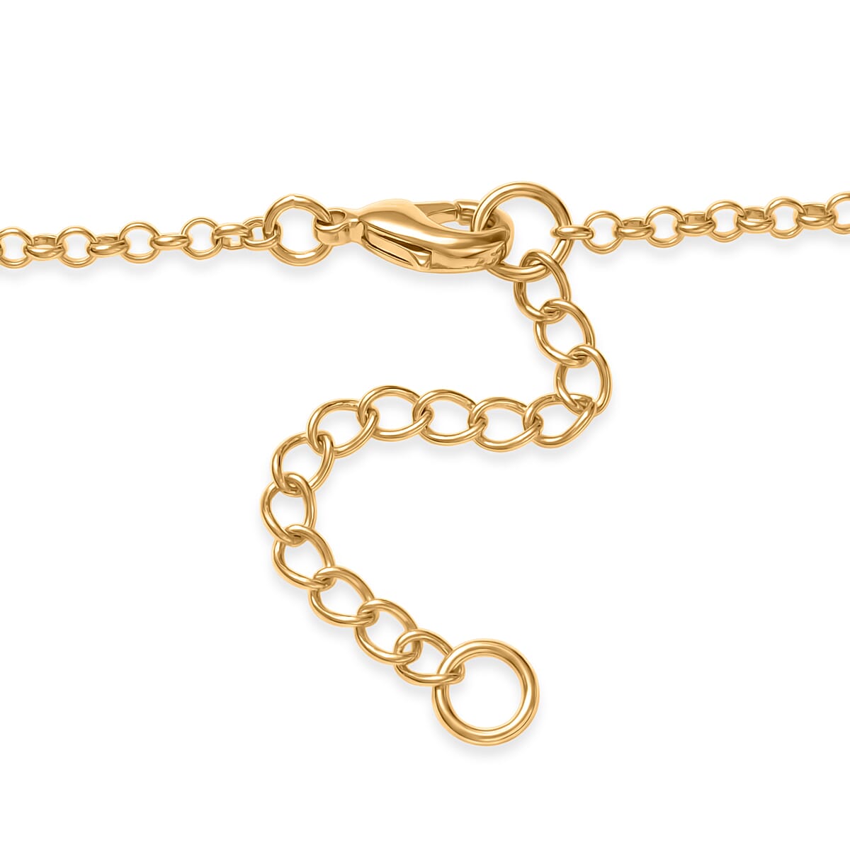 EverTrue Bronzella Collection Line Necklace in in 18K YG Plated Bronze 18-20 Inches  image number 4